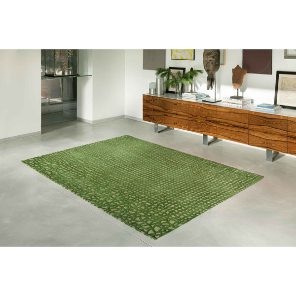 Louis de Poortere Alta Green/White Rug Wayfair.co.uk